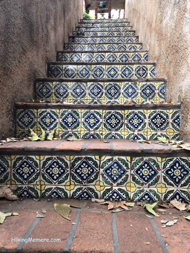 decorative tile stairs